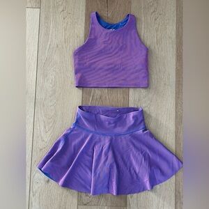 Girls Old navy sport top and skirt